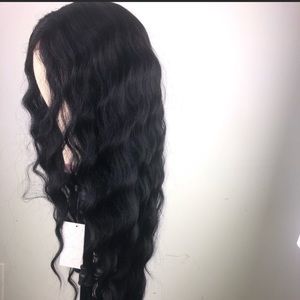 30” BLACK CELEB STATUS BLACK A WAVY LACEFRONT WIG